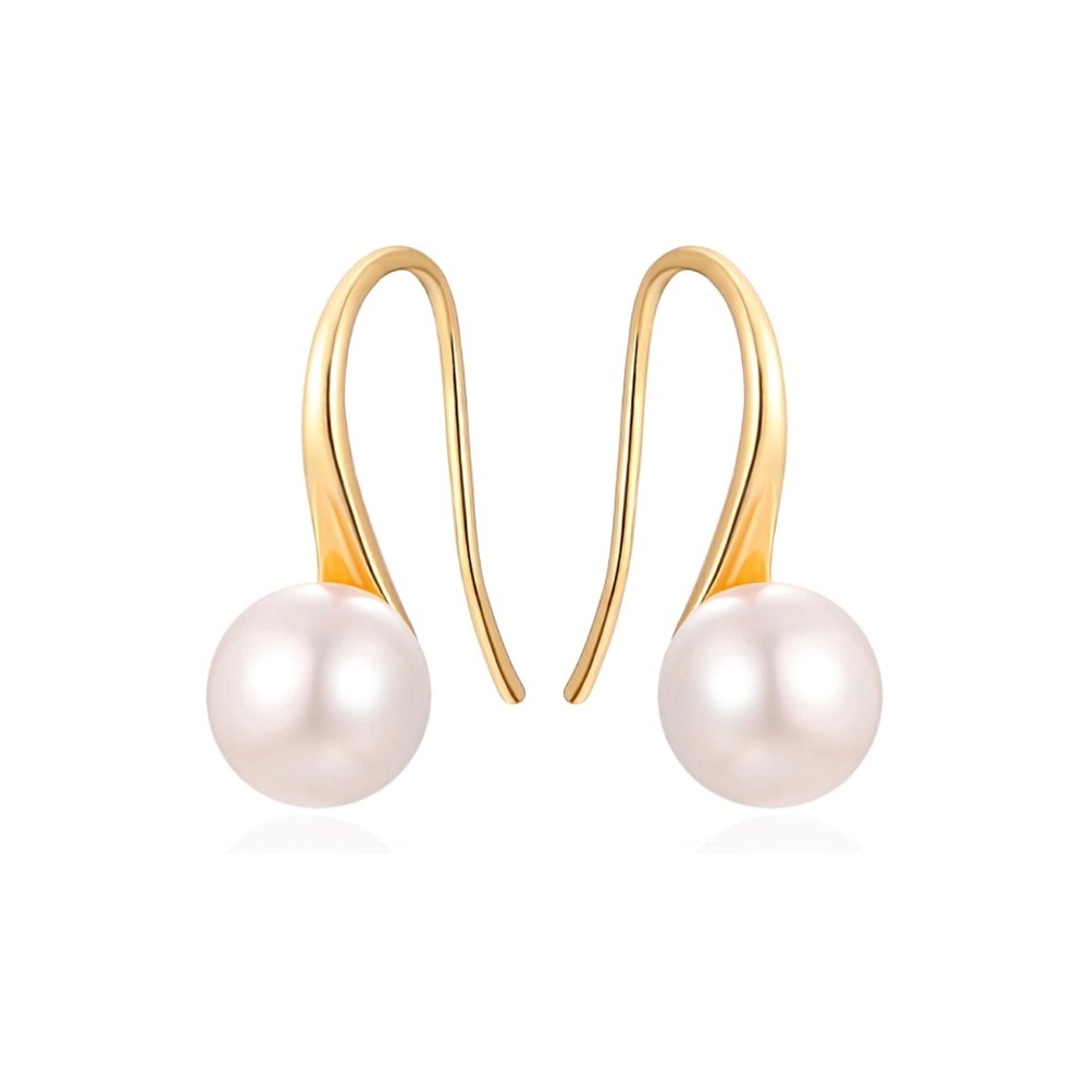 Timeless Freshwater Pearl Earrings | 14K Gold Over Sterling Silver | Luxe Gift